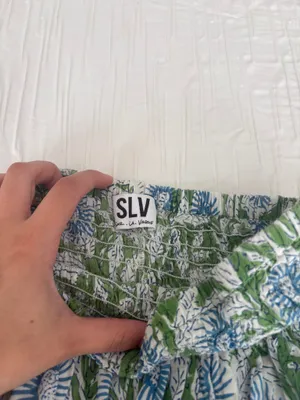 Floral mini skirt Green Size XS thumbnail 2