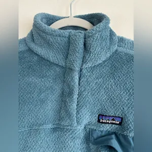 Patagonia Abalone Blue Women’s Re-Tool Snap T Fleece Pullover Jacket Size S thumbnail 7