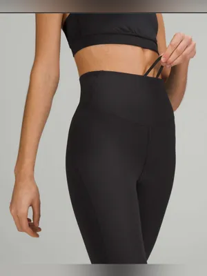 Lululemon Base Pace High Rise Ribbed Tight 25" Leggings Sz 4 thumbnail 2