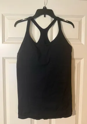 Lululemon Ebb To Street Black Tank Top thumbnail 1