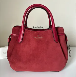 Kate Spade Dumpling Suede Small Satchel Bag thumbnail 1