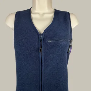 Patagonia Women's Fleece Jumpsuit Small Navy Geometric Cabincore Outdoor Lounge thumbnail 8