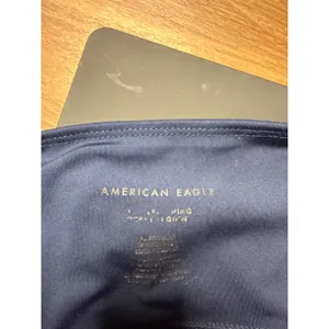 American Eagle Womens High Rise Pocket Leggings Navy Blue Athletic‎ Yoga Small S thumbnail 6