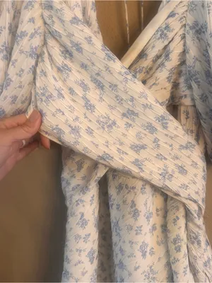 ASOS Floral Puff-Sleeve Maxi Dress thumbnail 4