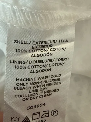 LOFT 100% Cotton White Eyelet V-Neck Dress thumbnail 5
