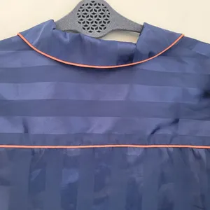 Intimately Free People Blue Satin Cropped Pajama Top thumbnail 5