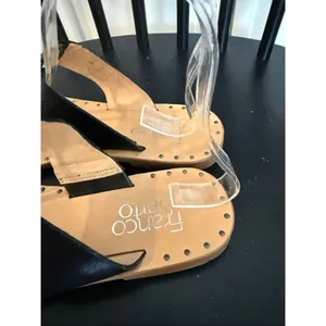 Franco Sarto Katness black double strap sandal size 6 thumbnail 5