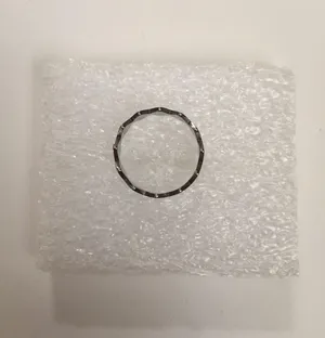 Rhombus stainless steel ring thumbnail 2