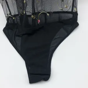 Honey Punch Sheer Floral Bodysuit thumbnail 2