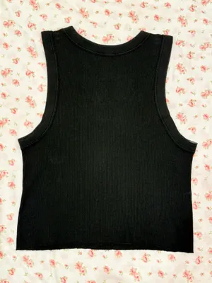 John Galt Black Tank Top thumbnail 3