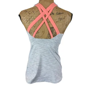 Lululemon Stash N Run Tank Wee Are From Space Nimbus Battleship Coral Size‎ 4 thumbnail 2