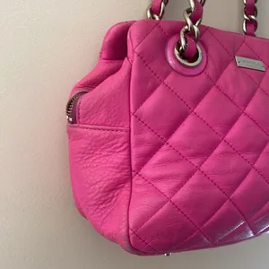 Kate Spade pink leather handbag thumbnail 3