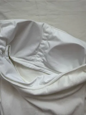 Halara White Ribbed Cowl Neck Long Sleeve Top‎ Medium NWT thumbnail 5