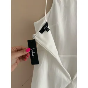 Lulus Party for Two Ivory Asymmetrical Bodycon Mini Dress Size Large Bridal Sexy thumbnail 6