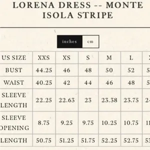 Doen Lorena Dress in Monte Isola Stripe thumbnail 10