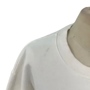 Aritzia Tna Cozy Fleece‎ Perfect Crew Sweatshirt Pullover White Size Large thumbnail 5