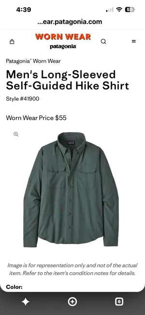 Patagonia Men’s Long Sleeve Shirt Small thumbnail 5