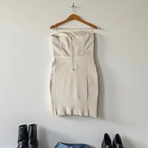 Wow Couture Strapless Bandage Dress‎ Mini Cocktail Evening Party Dress Size M thumbnail 3