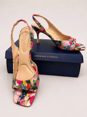 👠Adrienne Vittadini | Floral Slingback Heel-(NWT)👠 thumbnail 2