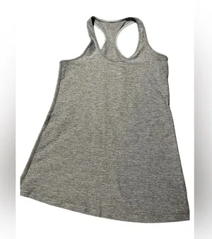 Lululemon Athletica Gray Reversible Racerback Tank Top thumbnail 1