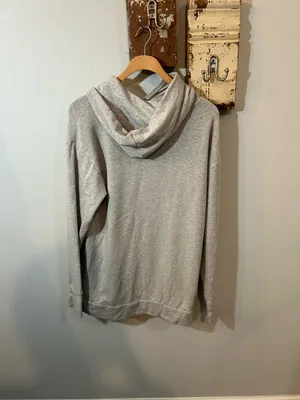Aerie Offline OTT Fleece Hoodie in Medium Heather Gray thumbnail 3