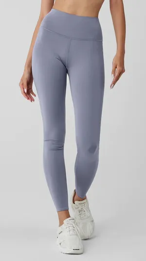 Alo YOGA HIGH-WAIST AIRLIFT LEGGING 7/8 LENGHT FOG SIZE XXS NWT thumbnail 1