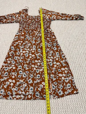 La Ligne x Target Floral Smocked Bodice Midi Dress XL thumbnail 4