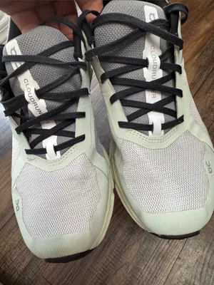 On Cloudrunner running sneakers in the Frost/Aloe colorway thumbnail 2