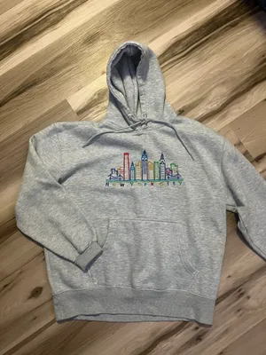 New York hoodie Gray Size L thumbnail 1