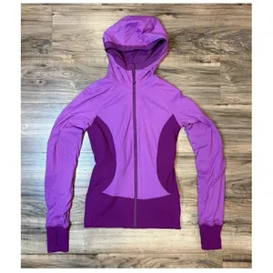 Lululemon In Flux Womens 10 Jacket Regal Plum Purple Reversible Full Zip Hoodie thumbnail 3