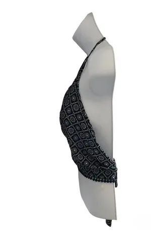 Charlotte Russe Bora Bora Day Terno Tie Backless Halter Top Size S NWT thumbnail 6