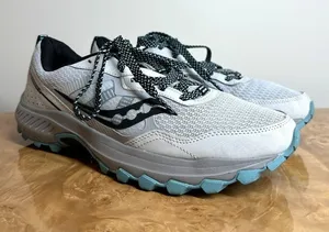 Saucony Excursion TR16 Trail Running Shoes Gray Teal Womens 10 Athletic Hiking thumbnail 1