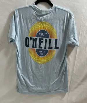 O'Neill Blue T-Shirt Women's Small Graphic Print Standard Fit Top Blouse thumbnail 1