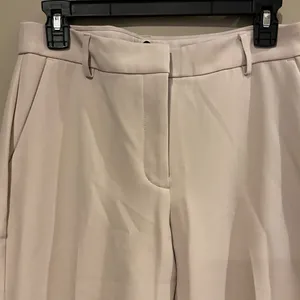 EXPRESS Editor Boot Mid Rise Dress Trouser Pant Size 6 Cream Khaki thumbnail 11