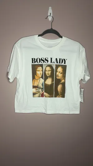 Organic Collective Boss Lady Cropped Tshirt thumbnail 2