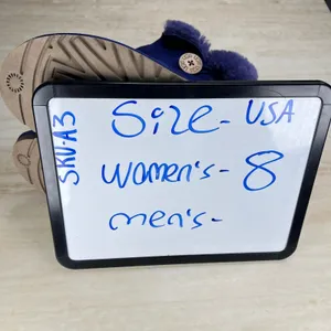 UGG Australia Bailey Button Blue Suede Sheepskin Boots 5803 Womens 8 thumbnail 7