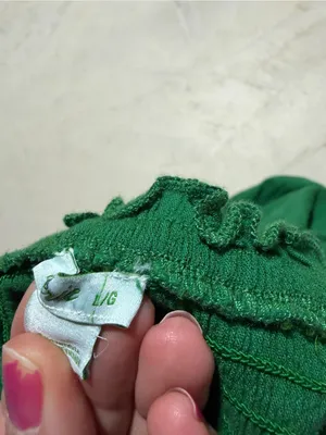 Aerie Green Strapless smocked sun dress large thumbnail 5