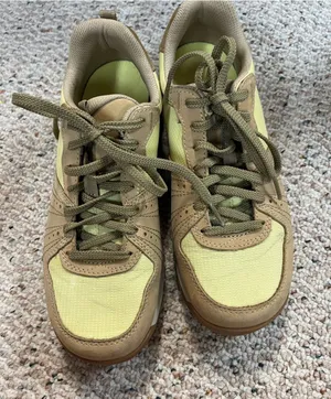 Women’s Athletic Sneakers in Light Yellow and Tan thumbnail 1