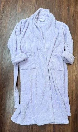 Bath & Body Works Lavender Plush Robe size L/XL thumbnail 1