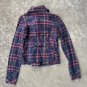 Aeropostale S Plaid Peacoat jacket fall staple thumbnail 7