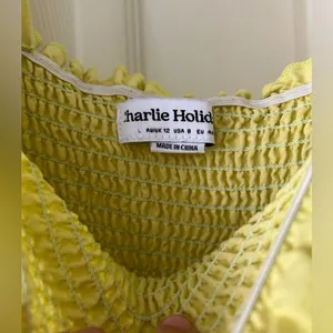 Charlie Holiday Tuscany Dress Chatreuse thumbnail 6