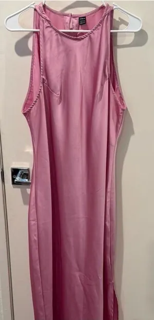 Sleeveless Pink Maxi Dress xxl thumbnail 1