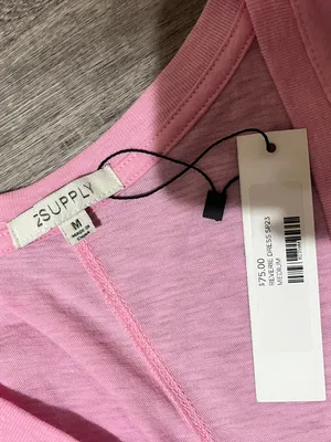 Z SUPPLY Reverie Slub Midi Dress - Pink thumbnail 5