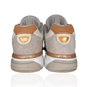 RARE New Balance 990v4 Women's Size‎ 9 Alabaster Suede Made In USA W990FA4 thumbnail 5