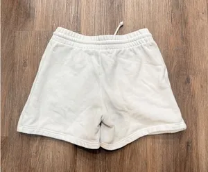 Tna Aritzia Cozy Fleece Boyfriend Shorts‎ White Relaxed Fit Small thumbnail 1