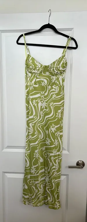 ASTR Green Dress thumbnail 4