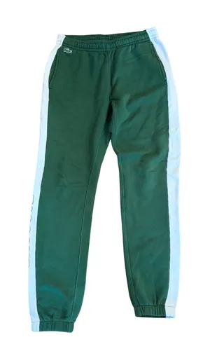 Lacoste Sport Womens Green White Side Stripe Graphic Jogger Sweatpants US M FR 4 thumbnail 1