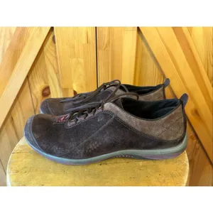 Merrell Ellipse Brown Coffee Bean Suede Shoe Size 11 thumbnail 3