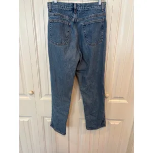 L.L. Bean Orginal/Relaxed‎ Fit Plaid Lined Jeans Size 12 thumbnail 2