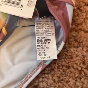 Splendid SP90271 MLT Women M EAST CAPE RSC HIGH NECK BRA SWIM TOP Multicolor NWT thumbnail 6